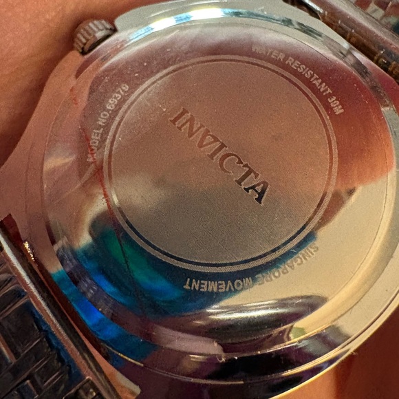 Invicta Wildflower Ember Women’s Watch Two Tone Green Dial Crystal Bezel main image 8